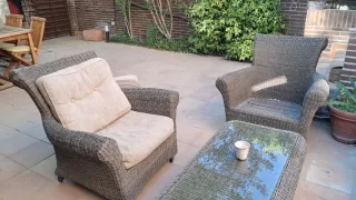 Mueble de jardín ratán