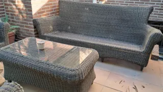 Mueble de jardín ratán