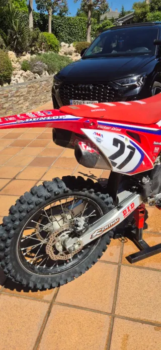 Honda CRF 250 R 2021 Motocross Roja