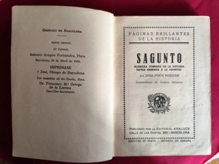Sagunto. Gloriosa Jornada de la Historia Patria