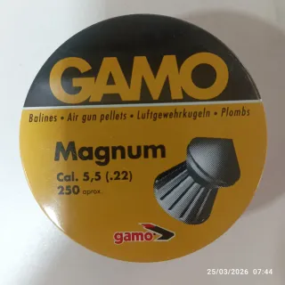 Perdigones Gamo Magnum Cal. 5,5 para airsoft
