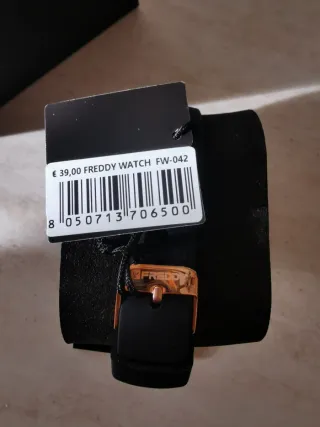 Orologio Freddy donna nero e oro rosato