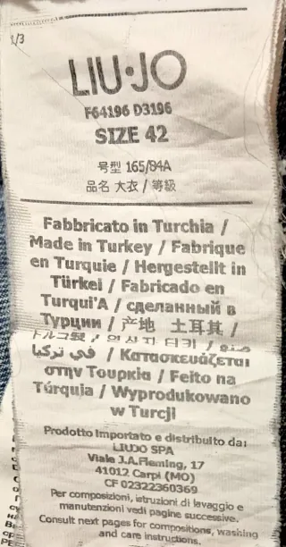 Chaqueta denim LIU JO original