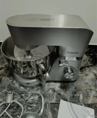 Amasadora Batidora POWWA 660W 7.5L