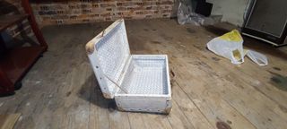 Maletín vintage beige