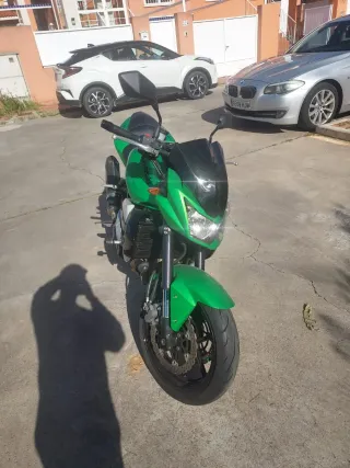 Kawasaki Z750 Naked Verde/Negra