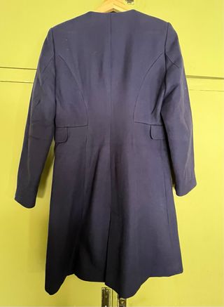 Abrigo Zara Canutillo T M Azul