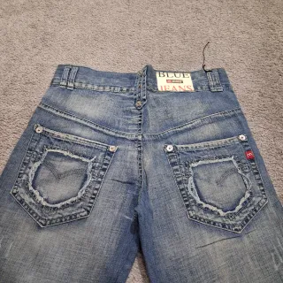 Y2K Baggy Jeans Donna Doppio Bottone Vintage 2000s