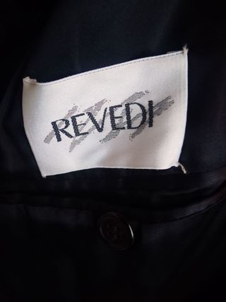 Cappotto Uomo Vintage Blu Revedi lana cashmere 50