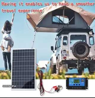 KIT SOLAR: PANEL SOLAR Y CONTROLADOR DE CARGA