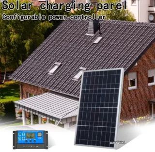KIT SOLAR: PANEL SOLAR Y CONTROLADOR DE CARGA