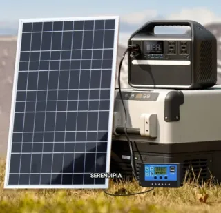KIT SOLAR: PANEL SOLAR Y CONTROLADOR DE CARGA