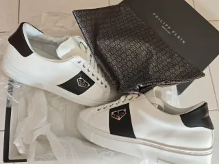 Zapatillas Philipp Plein Blancas y Negras
