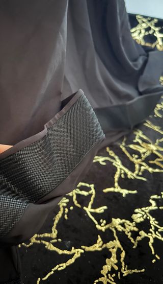 Vestido de fiesta negro lentejuelas