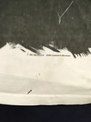 Camiseta Vintage Metallica 1991 Snake