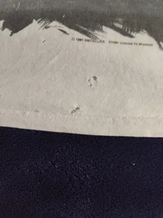 Camiseta Vintage Metallica 1991 Snake