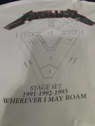 Camiseta Vintage Metallica 1991 Snake