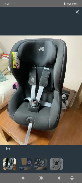 Silla coche Britax Römer contramarcha