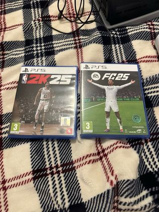 Consola PS5 + Mando + FIFA + 2K25