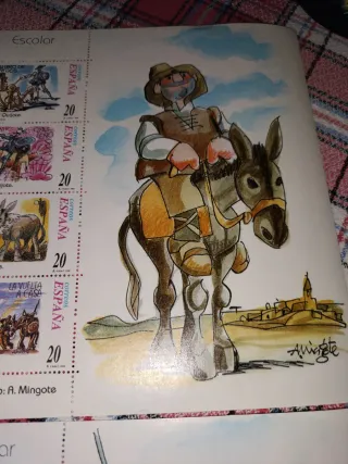 Hoja Sellos España 1998 - Escenas del Quijote