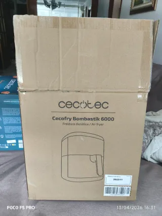 Cecofry BombaStik 6000 Freidora de Aire Nueva