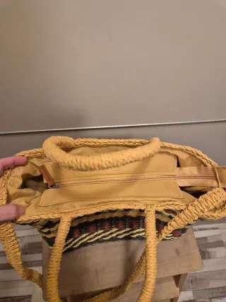 Bolso ráfia multicolor