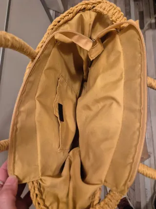 Bolso ráfia multicolor
