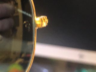 Gafas de Sol Ray Ban Aviator Marrón y Dorado