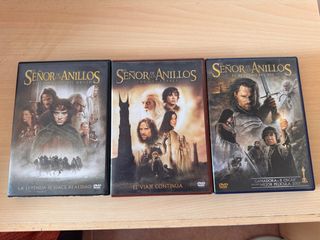 Trilogia señor de los anillos en DVD
