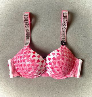 Conjunto Victoria's Secret rosa corazones