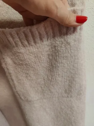 Chaqueta larga de chica talla M de Zara.