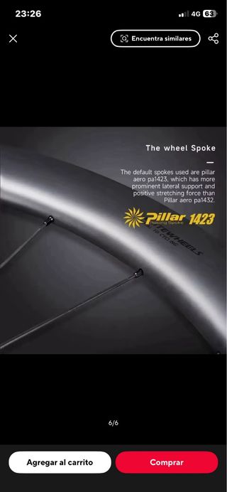 Ruedas Elitewheels Carbono 40MM Carretera/Gravel