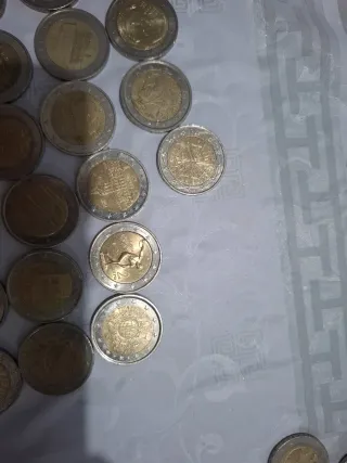Lote de 36 monedas de 2 euros