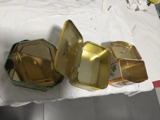 Lote 3 Latas Vintage: Punto Blanco y Trufas Goya