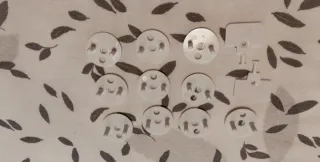 10 protectores de enchufes blancos