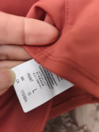 Top deportivo Etam color teja talla L