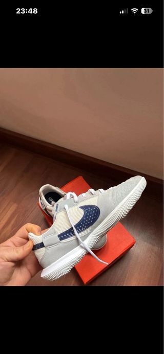 Nike Street Gato Futbol Sala Beige/Azul