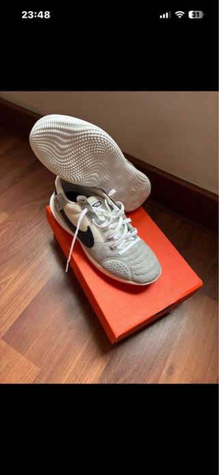 Nike Street Gato Futbol Sala Beige/Azul