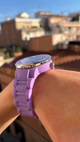 Reloj Kronos caucho violeta