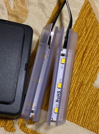 2 Led luci illuminazione per mensole di vetro