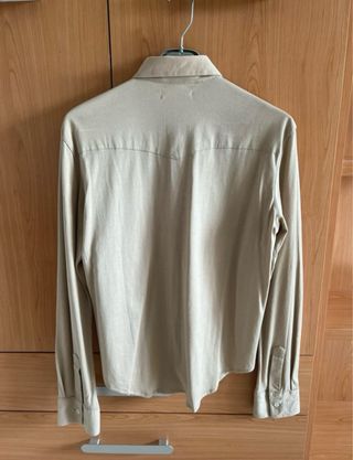 Camisa Adolfo Domínguez Beige Talla M