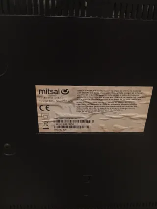 Televisor 32 Negro/Marrón