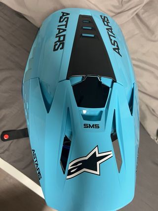 Casco Alpinestars Motocross/Enduro Azul/Naranja