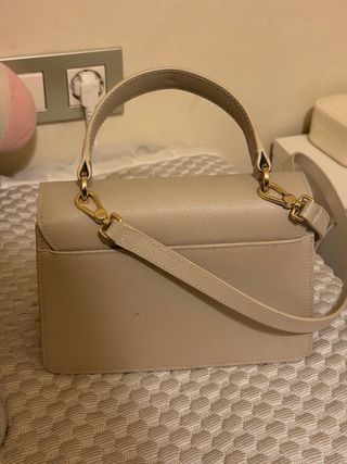 Bolso Furla Beige y Dorado