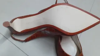 Zapatos Zara Talla 36 Mujer Marrón Cocodrilo