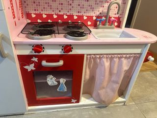 Cocina de madera infantil