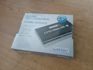 Box Hard Disk Esterno 2.5 Captiva Nuovo