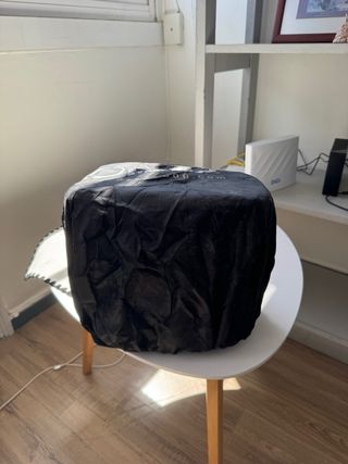 Maleta para cámara negra y roja