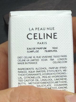 Perfume Celine La Peau Nue Beige/Oro