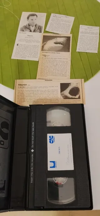 Película VHS Tiburón (1975)